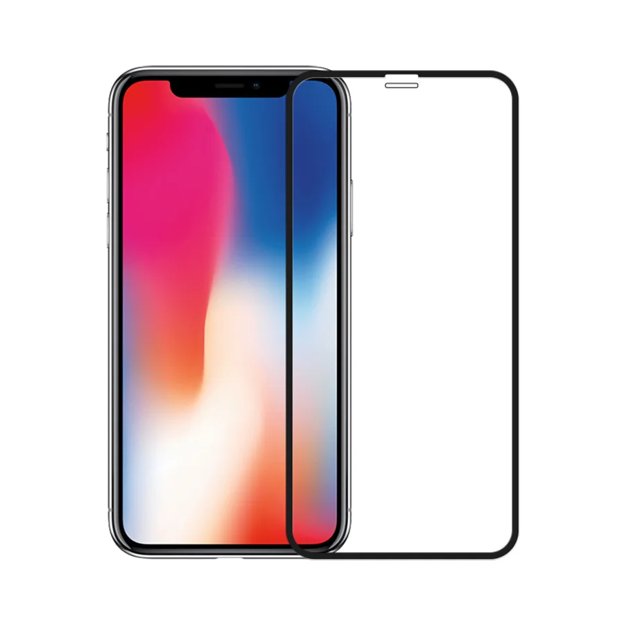 20D полное покрытие из закаленного стекла для iPhone 6 7 8 Plus X XR XS MAX glass для iPhone 6 7 8 Plus X XR футляр для очков пленка