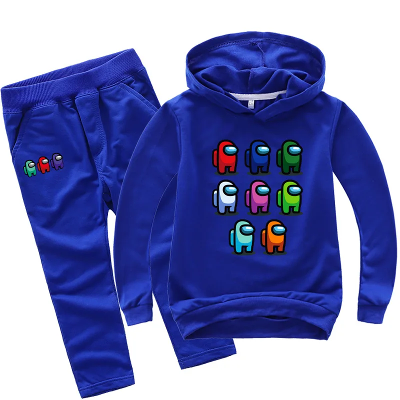 

Z&Y 2-16Y Baby Boys Clothing Set Kids Game Among Us Hoodie Pants 2pcs Suit for SportSuits Girls Tracksuits Toddler Casual Oufits