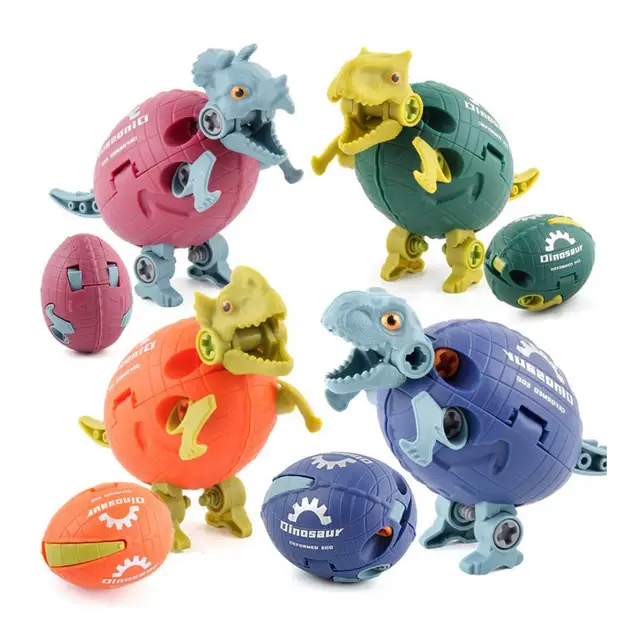 Children's Dinosaur Construction Boy Toy Set Disassembly Dinosaur Toys Interesting Dinosaur Egg Toys For Kids Perfect Gift 1