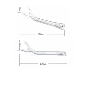 

10 Pcs Orthodontic pull hook side opening device photo lip plate lip push dental mouth pull tongue depressor