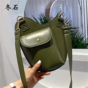 

Fashion Quality PU Leather Saddle Lady Crossbody Bags for Women Small Shoulder Messenger Bag Women's Travel Bags and handbag