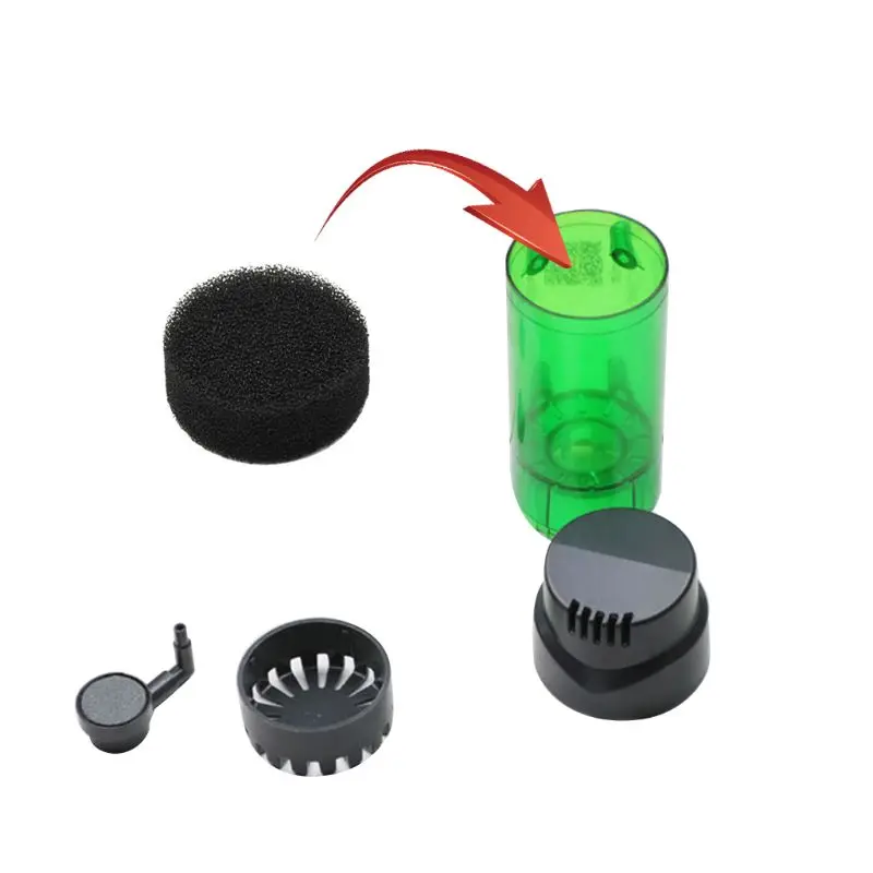 D0AC Aquarium Fish Tank Fluid Moving Bed Filter Bubble With Air Stone Sponge FiltersFilters