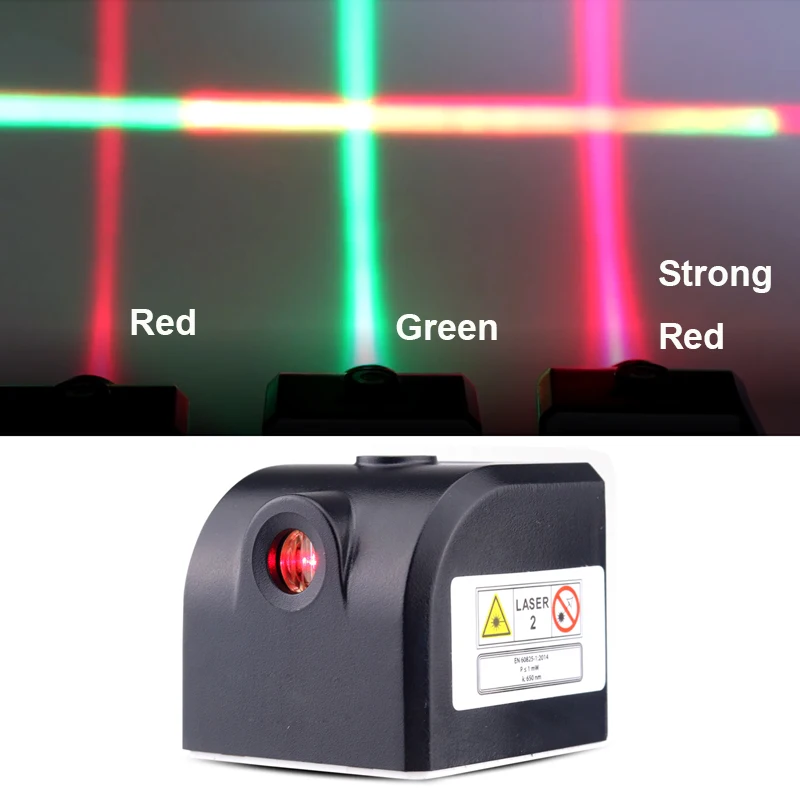 2 Lines MINI Laser Level Meter Red Green Laser Vertical Horizontal Line Measurement Spirit Level Indoor Rechargeable Leveling