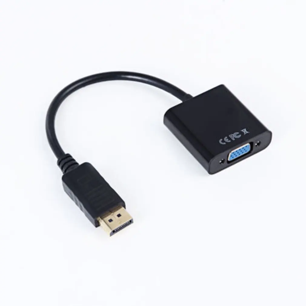 Переходник для видеоадаптера dp vga 1080p Thunderbolt штекер гнездо Кабели VGA переходник