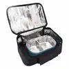 Portable Mini Car Microwave 12V Electric Oven Fast Heating Picnic Box for Travel Camping Food Cooking Oven for Lunch Boxes 1