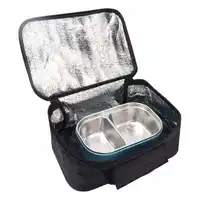Portable Mini Car Microwave 12V Electric Oven Fast Heating Picnic Box for Travel Camping Food Cooking Oven for Lunch Boxes 1