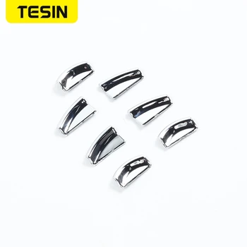 

TESIN Car Window Button Decoration Cover Sticker for Dodge Charger for JCUV for Durango RAM 300 C for Grand Voyager Accessories