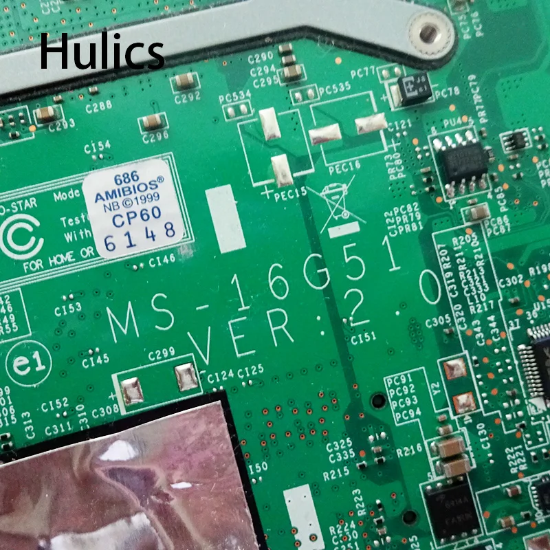 Hulics для MSI GE620DX GE620 GT555M QF555 MS-16G51 2G материнская плата ноутбука