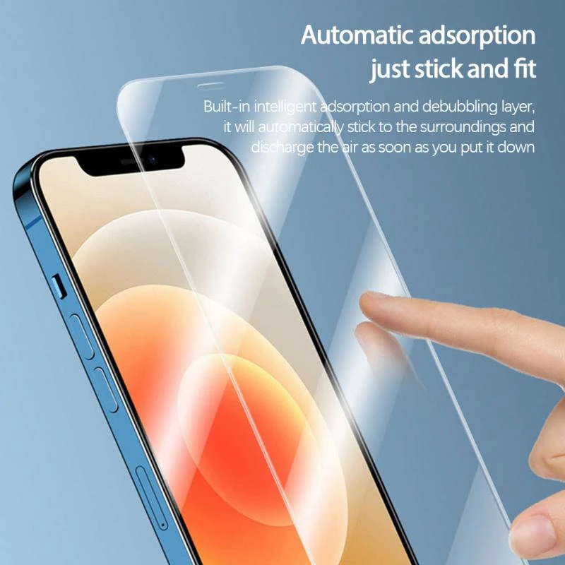 how to put protective glass on iphone