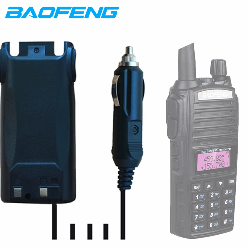 Baofeng UV-82 иди и болтай Walkie Talkie “иди и 2800 мА/ч, литий-ионный Аккумулятор 7,4 V стандартный литиевый аккумулятор с автомобильным Зарядное устройство UV 82 двухстороннее радио