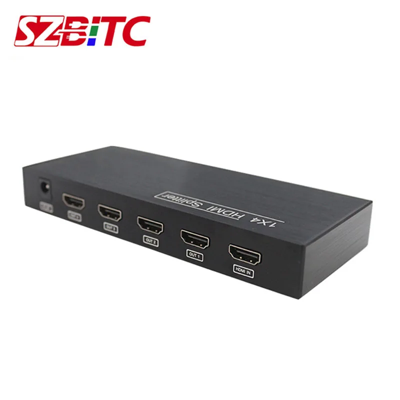 SZBITC 4K HDMI сплиттер 1X4 1x8 1X9 1X12 1X16 ретранслятор усилитель 1 4 v 3D видео распределитель