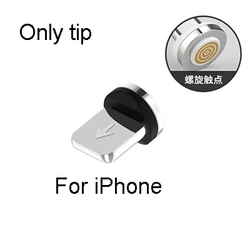 Magnetic Micro to Type - C to Lightning Adapter and Data Converter (For iPhone tip)