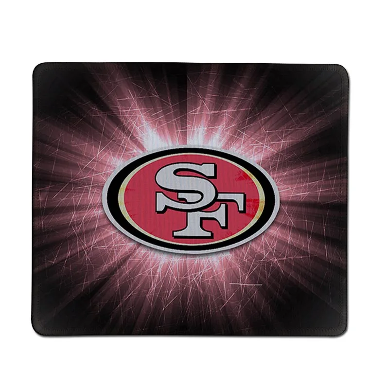 Babaite San Francisco 49ers DIY дизайн игровой с узором коврик для мыши резиновый ПК компьютерный игровой коврик для мыши - Цвет: No Lock Edge25x29cm