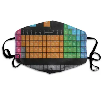 

ZHOUSUN Dustproof Color Periodic Table Mouth Cover Mask Protective Warm Windproof Mask