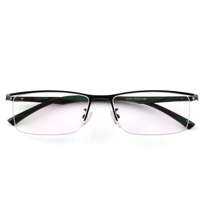 

New Metal Glasses Frame Half Frame Glasses Myopia Glasses Men Eyebrow Frame Thin Leg TR Optical Glasses
