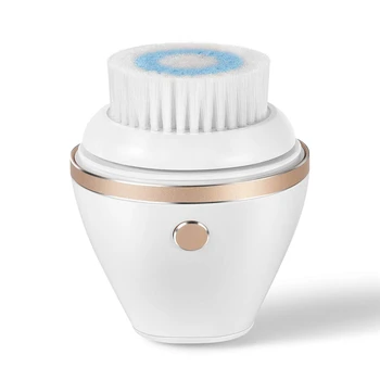 

Sonic Facial Cleansing Brush,Waterproof Electric Wireless Rechargeable with 2 Speed Models, Deep Cleaning with 2x Washable Heads