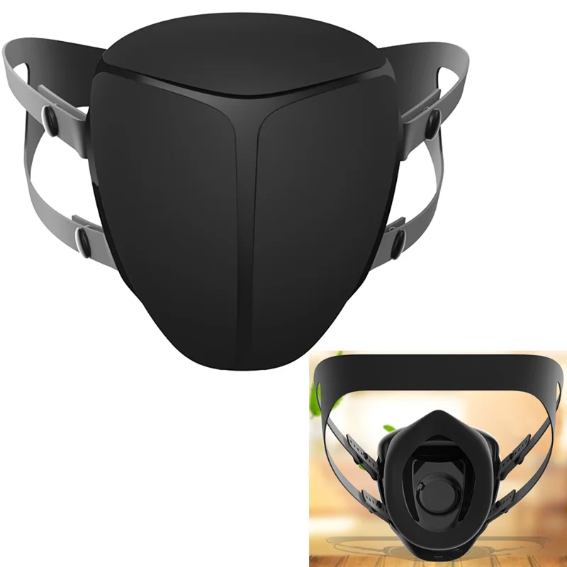 

Smart Electric Face Mask Air Purifying Anti Dust Pollution Protection Mask With Breathable Valve Workplace Safe Fresh Air Supply
