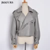 Women's Genuine Leather Jacket New Fashion 9 Colors Leather Coat Lady 2022 Sheepskin Leather S7547 ► Photo 2/6