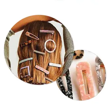 

DIY Crafts Resin Silicone Epoxy Mold Hair Clip Barrette Mould Jewelry Casting 24BC