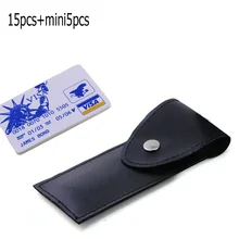 15 шт. набор замков с 5 шт. мини слесарь сломанные инструменты практики, нержавеющая сталь слесарный инструмент для обучения