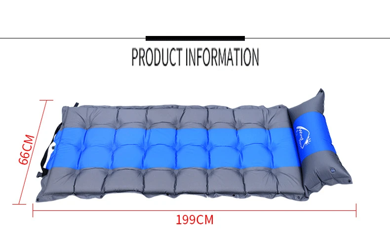 21 балл Автоматический надувной коврик для сна открытый Пляжная палатка надувная влагостойкая Подушка Naturehike для пикника