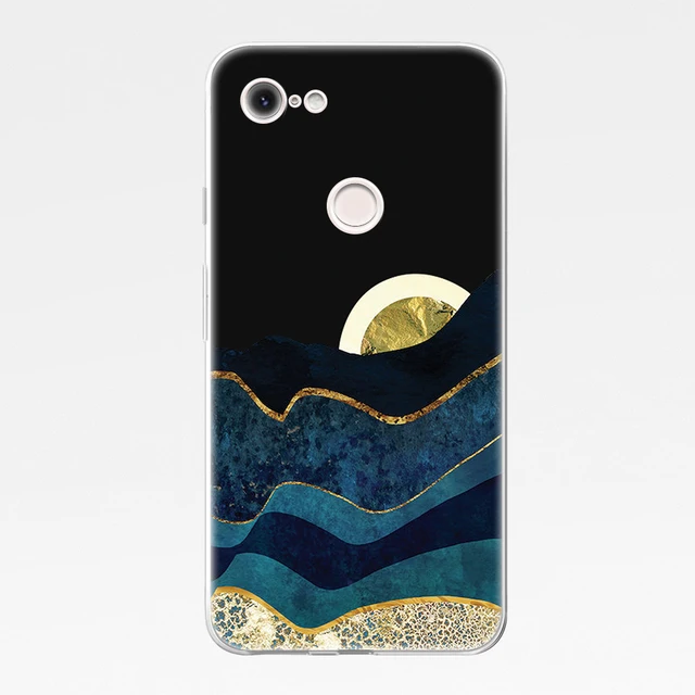 Painting Landscape Coque for Google Pixel 5 4 4a 3 3a 2 XL Soft TPU Silicone Phone Cases For Pixel 6 Pro 4XL 3XL 2XL Cover Funda W4786
