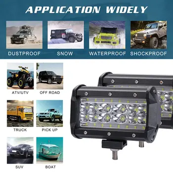 

280W 5 inch Car LED Work Light Fog Light Running Light Highlight Warm White Light