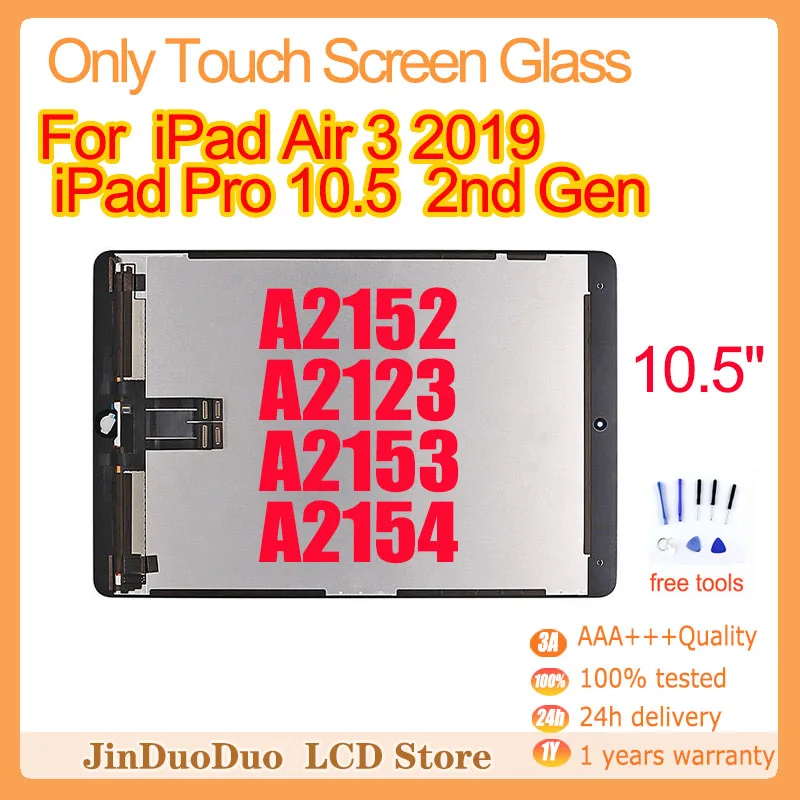 10.5 "Originale A12 Per Ipad Air 3 Display Lcd Touch Screen Digitizer Per Ipad Air3 2019 Sostituzione Lcd A2152 A2123 A2153 A2154