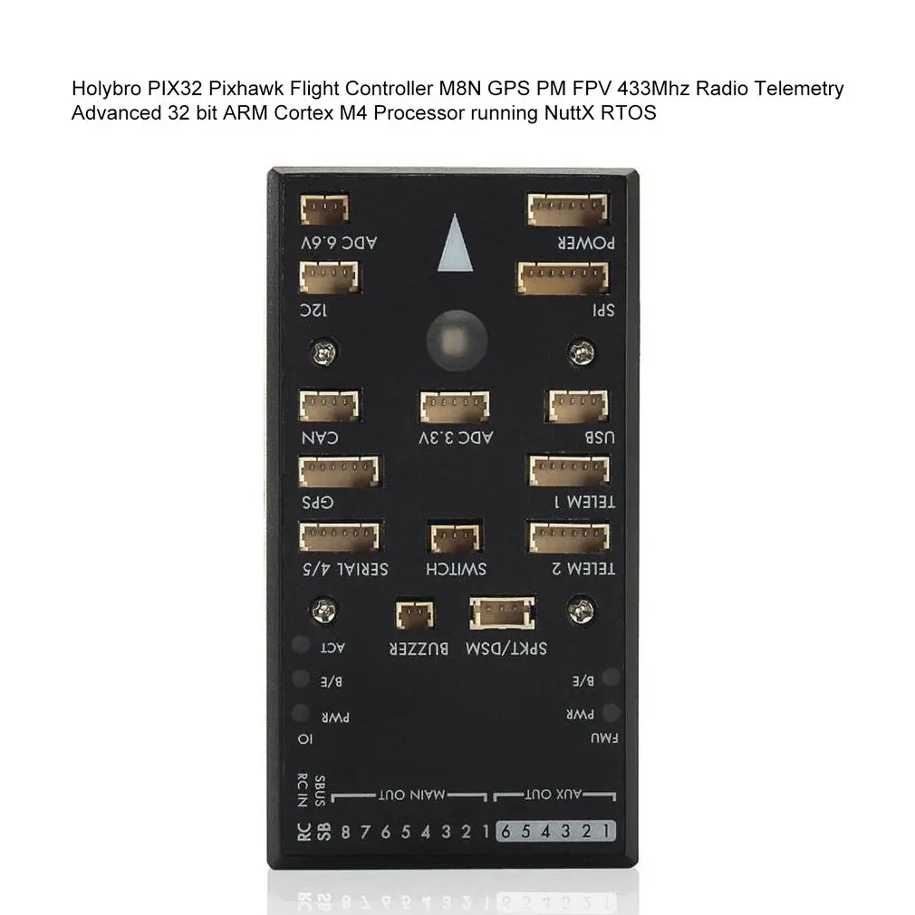 Holybro PIX32 Pixhawk PX4 2.4.6 Контроллер полета M8N gps PM модуль питания 100 мВт FPV 433 МГц/915 МГц радио Телеметрия для радиоуправляемого дрона