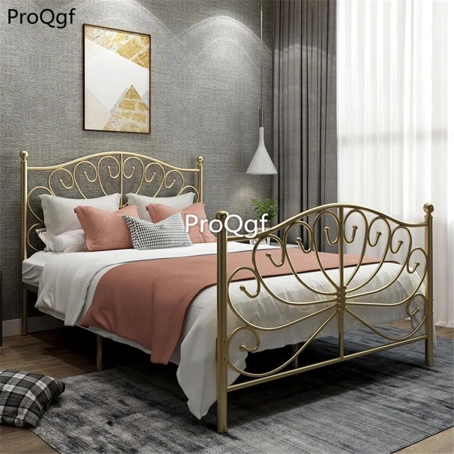 Детская кровать ProQgf черная золотистая или белая 1 комплект 120*190 см | Мебель