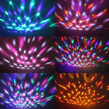 

USB Remote Control Crystal Bluetooth Magic Ball Light Stage Light LED Disco Projector Light Mini DJ Club KTV Party Bar Light D30