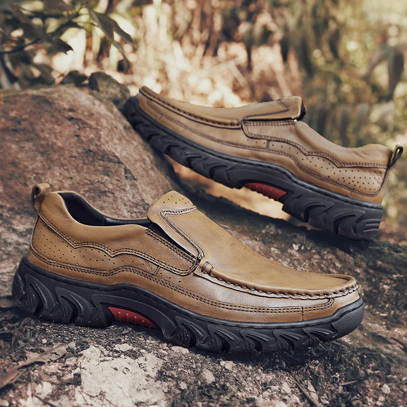 DEKABR Plus Size 48 Genuine Leather Casual Shoes Luxury Brand Men Loafers Moccasins Comfortable Soft Oxford Shoes Driving Shoes