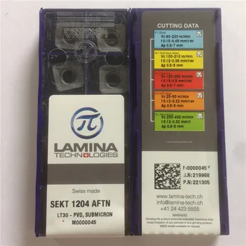 

SEKT 1204 AFTN LT30,original CNC blade carbide insert 10pcs/lot SEKT1204 AFTN LT30