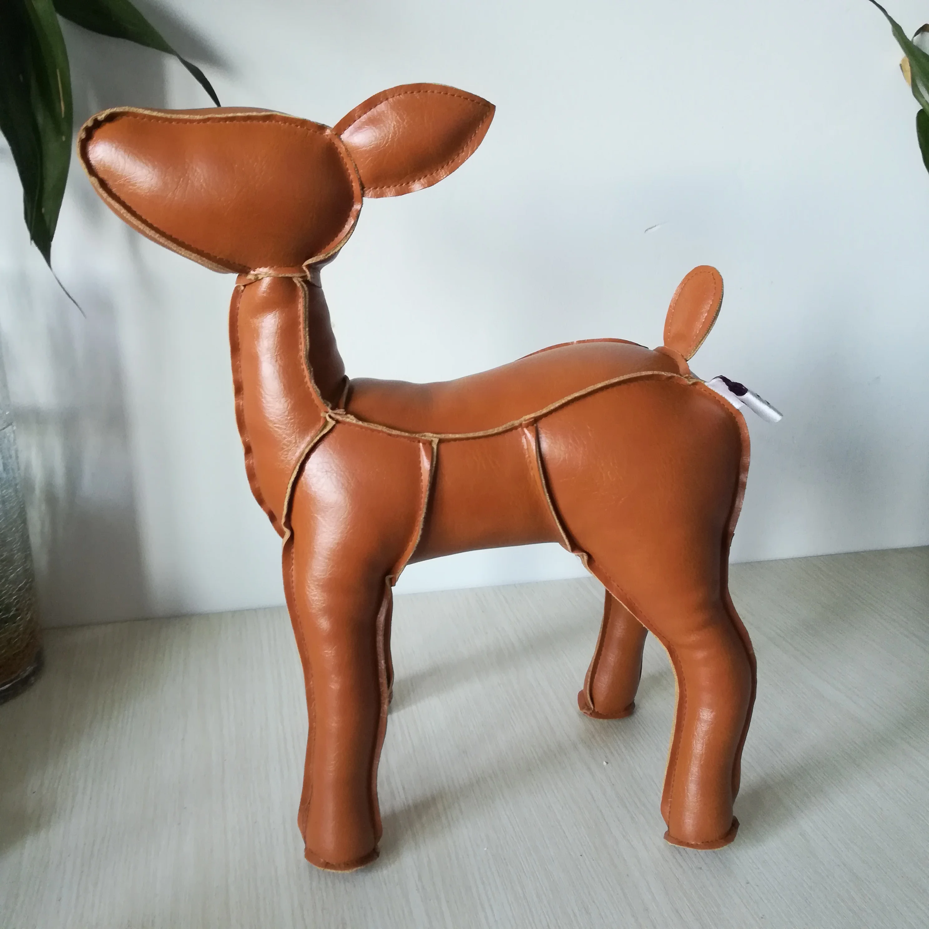 Около 30x33 см Милая sika плюшевая игрушка олень из искусственной кожи Коричневый Олень Мягкая кукла подарок на день рождения s0858