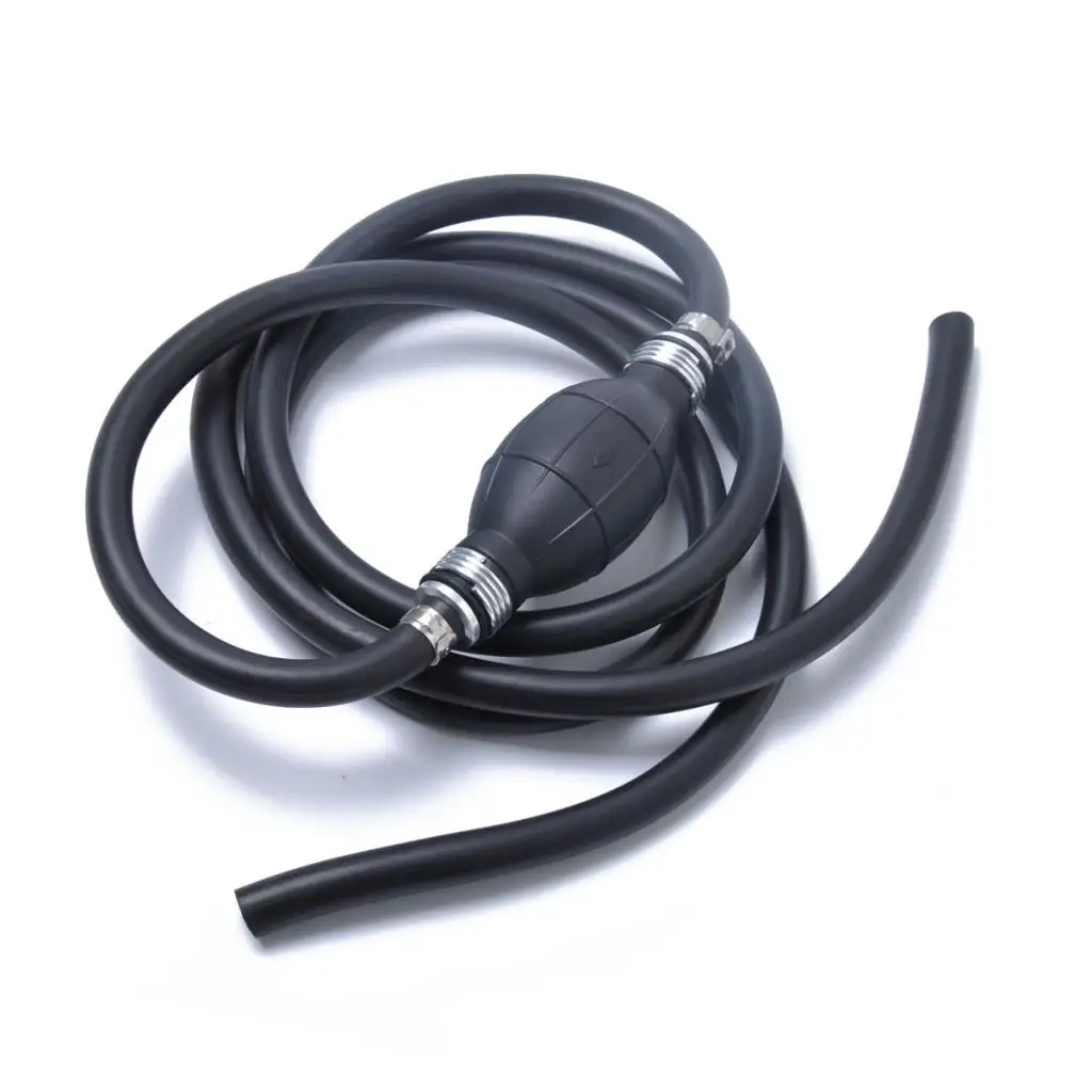 6Ft 2 Meter Rubber 5/16 inch Marine Outboard Boat Fuel Line Assembly with Primer Bulb for Boat Motor RVs