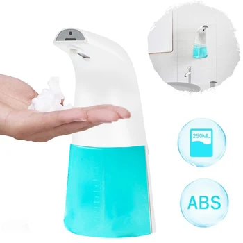 

Hand Washer Soap Dispenser Pump Waterproof Foam Liquid Dispenser Automatic Soap Dispenser Sensor Touchless 250ml Capacity