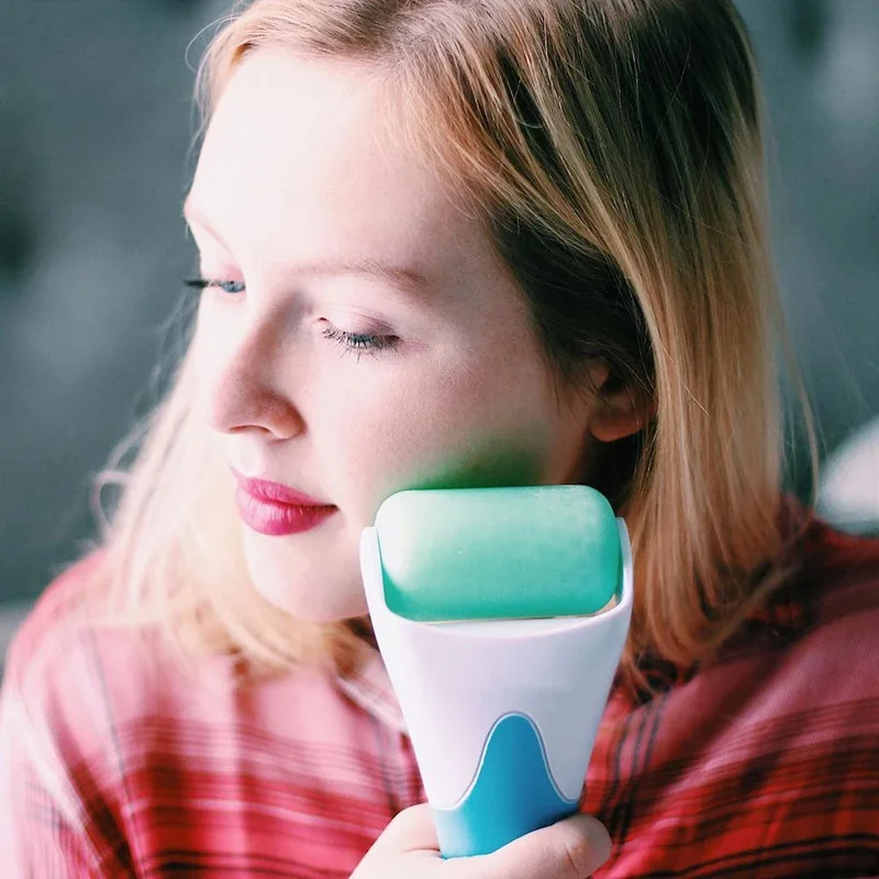 

New Derma Ice Roller For Facial Skin Cooling Face Massage Roller Body Massager Derma Icy Roller Drop Shipping