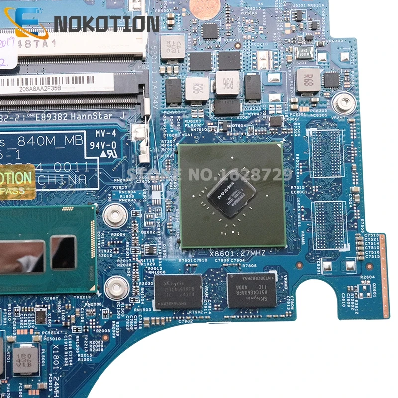 price reduction  NOKOTION NBMQK11004 NB.MQK11.004 14205-1 For Acer aspire VN7-571 VN7-571G laptop motherboard SR1EB 