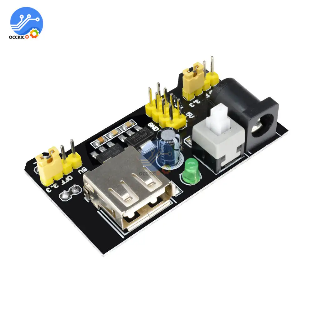 Макетная плата MB102 модуль питания USB порт 3 В 5 для Arduino без пайки Набор