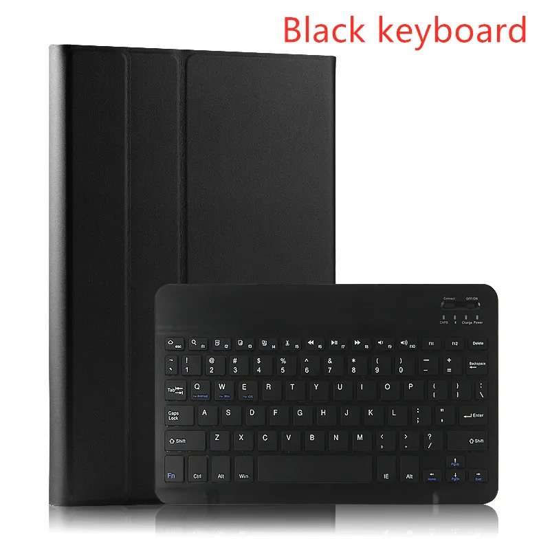 black Чехол для Samsung Galaxy Tab S5E 10,5 SM-T720 T725 Bluetooth защитная накладка для клавиатуры из искусственной кожи чехол для планшета - Цвет: black