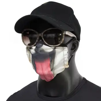 

Resuable Dog Mouth Printed Mask Personality High Quality Washable Dust Protective Face Masks