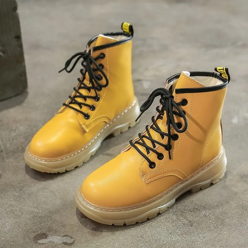yellow work boots womens