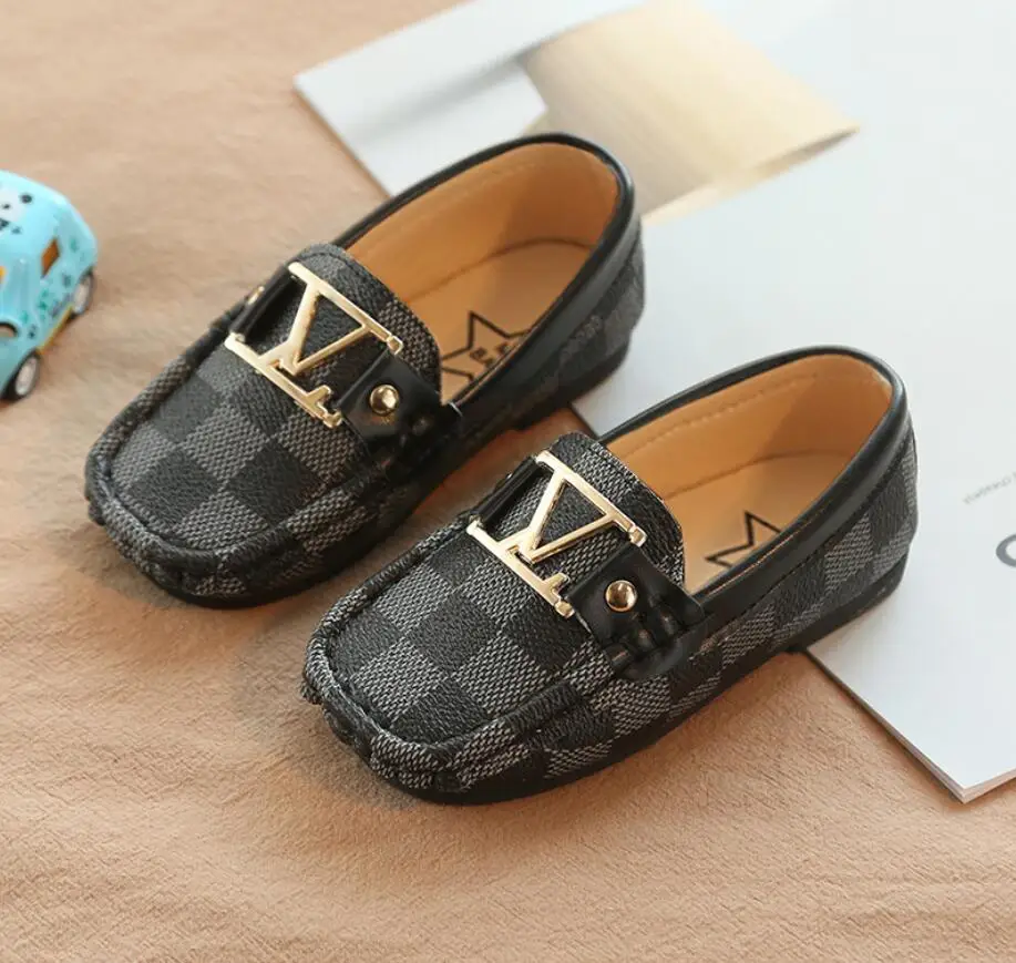 

Kids Leather Shoes 2020 Casual Shoes Boys Loafers All Sizes 21-30 Boys Slip-on Soft Breathable Shoe Girls Party Sneakers