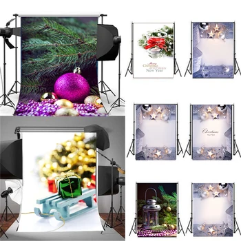 

Nitree Lantern Five-Pointed Jewelry Candle Christmas Balls Pine Gift Backdrop Photography Background Photo Studio Props Vinyl