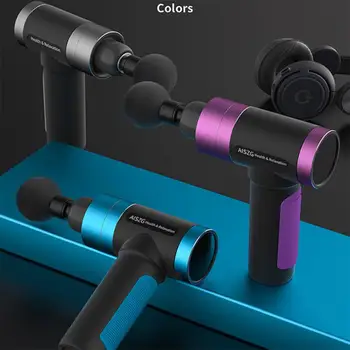 

LCD Muscle Massage Gun Sport Therapy Massager Body Relaxation Pain Relief Slimming Shaping Massager with Touch Screen