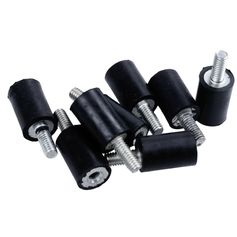 

8Pcs M4 Air Compressor Rubber Vibration Mount Isolator 10mm x 15mm