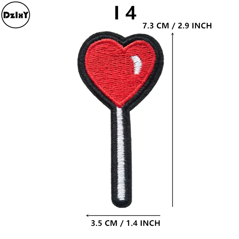 1-PCS-I-4 46 различных стилей) животные Parches вышивка железа на патчи для одежды DIY продукты полосатая одежда НЛО Наклейки Аппликации - Цвет: 1-PCS-I-4