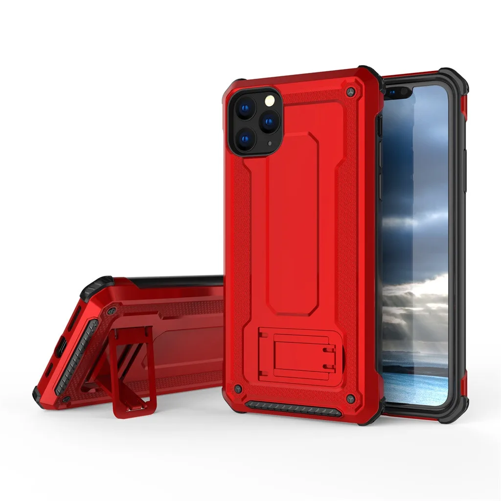 Mosunx для iPhone 11Pro Max, 6,5 дюймов, чехол, полный корпус, прочный чехол s, ударопрочный, прямая подставка для iPhone 11, 6,1 дюймов, iPhone 11Pro 5,8