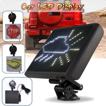 

P4-32X32 Full Color Wireless bluetooth App Control Car LED Display Screen Scrolling LED Sign Driving Instruction Picture Light