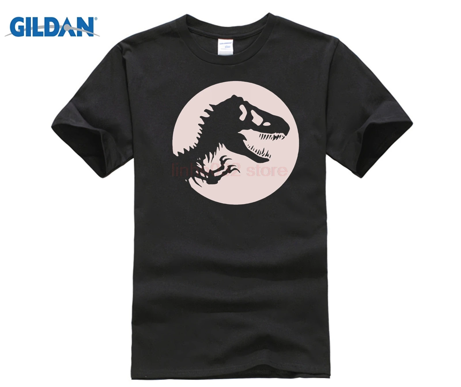 Строгая футболка 2018 фильм Юрского мира с логотипом 6 цветов Футболка мужская